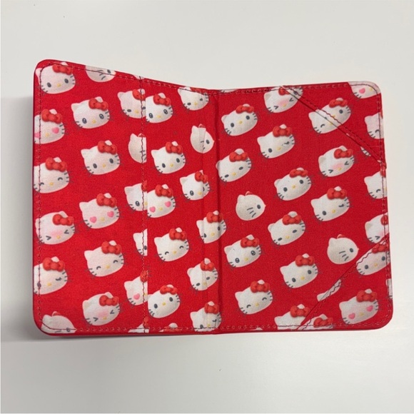 Sanrio Hello Kitty Vibrant Red Travel Wallet - Picture 2 of 3